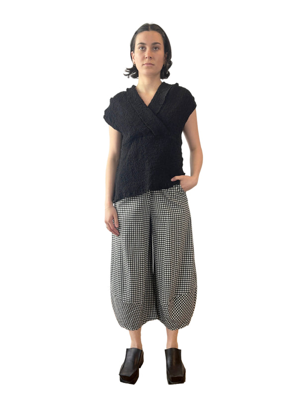 Nova Black Gingham Check