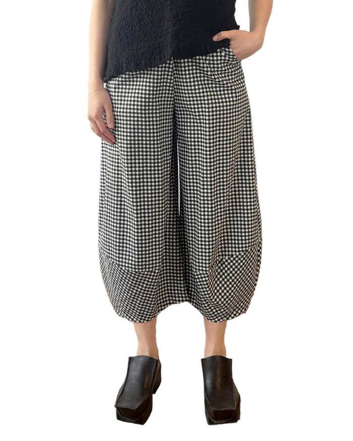 Nova Black Gingham Check