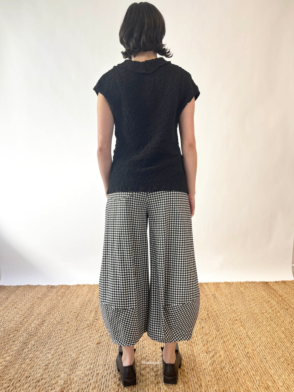 Nova Black Gingham Check