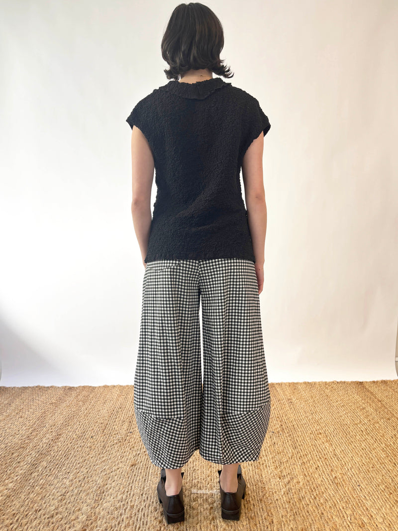 Nova Black Gingham Check