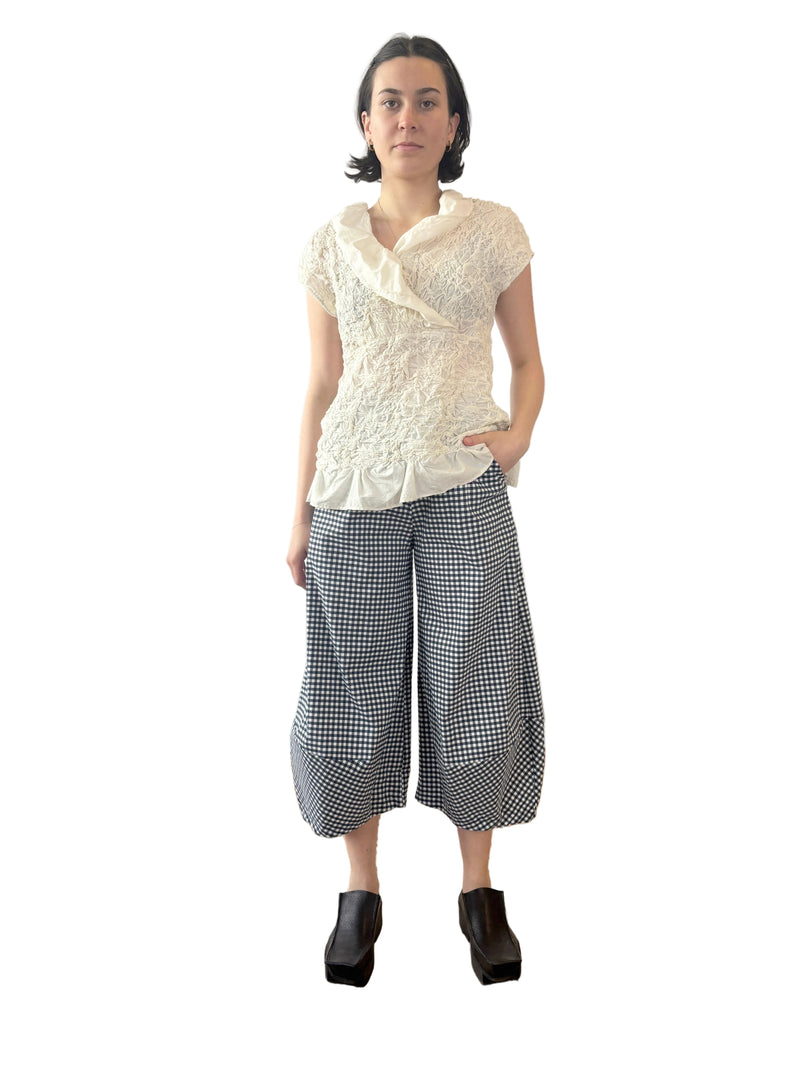 Nova Denim Blue Gingham Check