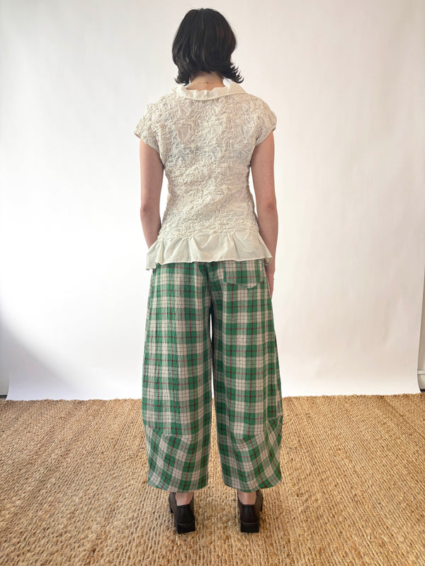 Alpha Green Check Pant