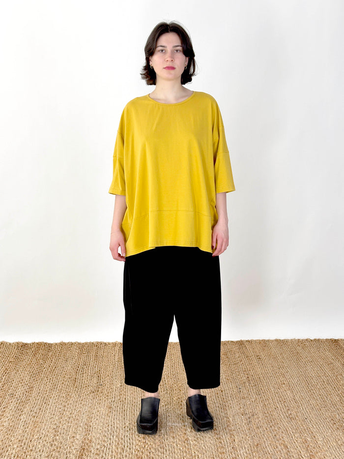 Maja Mustard Patch Top