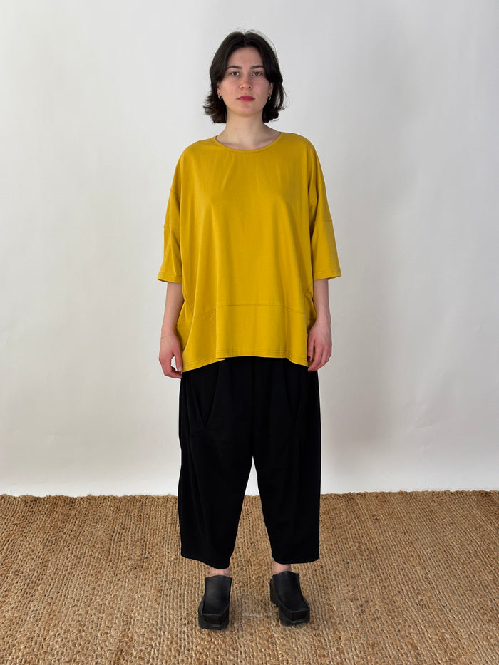 Maja Mustard Patch Top