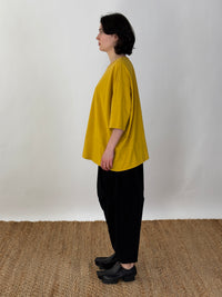 Maja Mustard Patch Top
