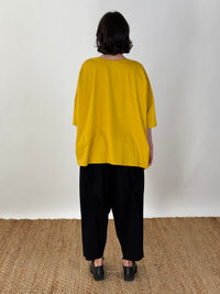 Maja Mustard Patch Top