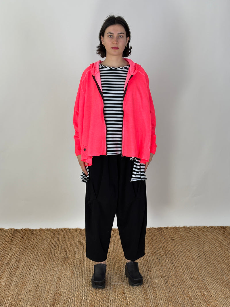 Wide Long Jacket- Coral