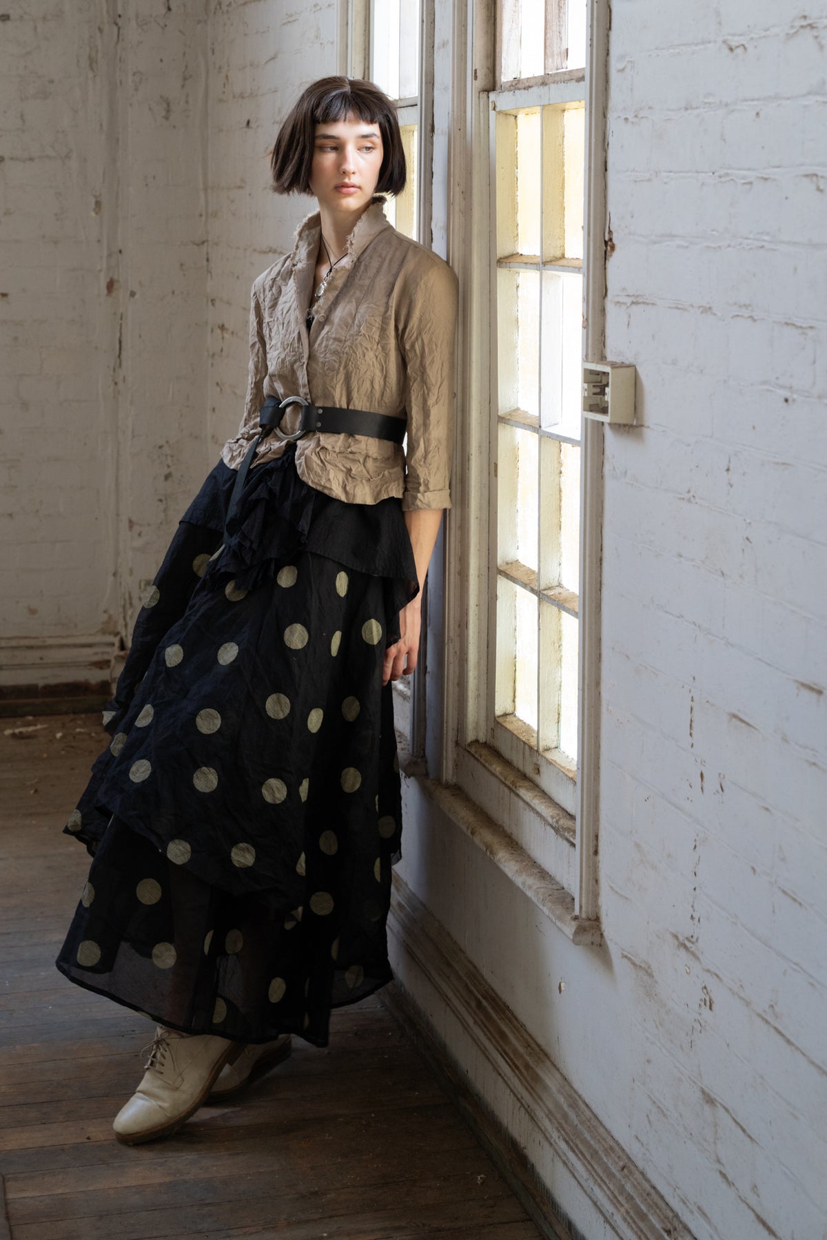 Dotto Layer Skirt Black