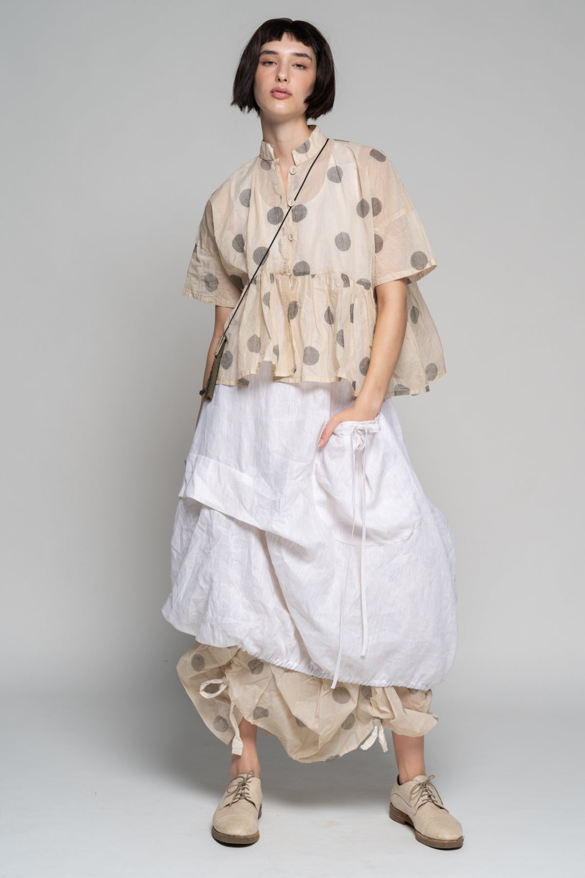 Dotto Gather Jacket Natural
