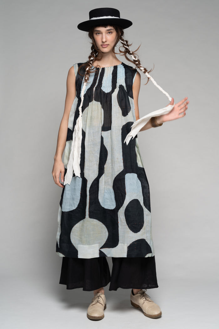 Sumika Black Pin Dress