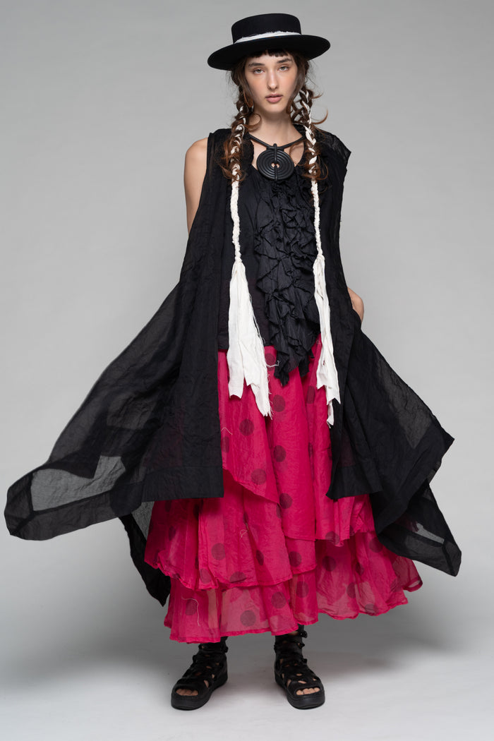 Dotto Layer Skirt Rose