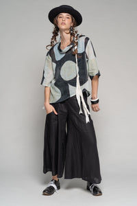 Sumika Black Neck Top