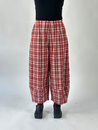 Supernova Red Check Pant