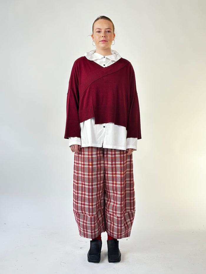 Supernova Red Check Pant