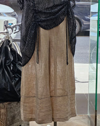 Sigma Natural Stripe Linen Pant