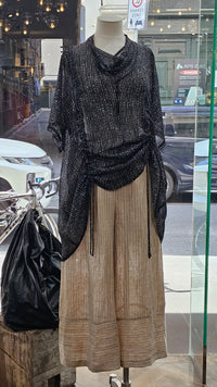 Sigma Natural Stripe Linen Pant