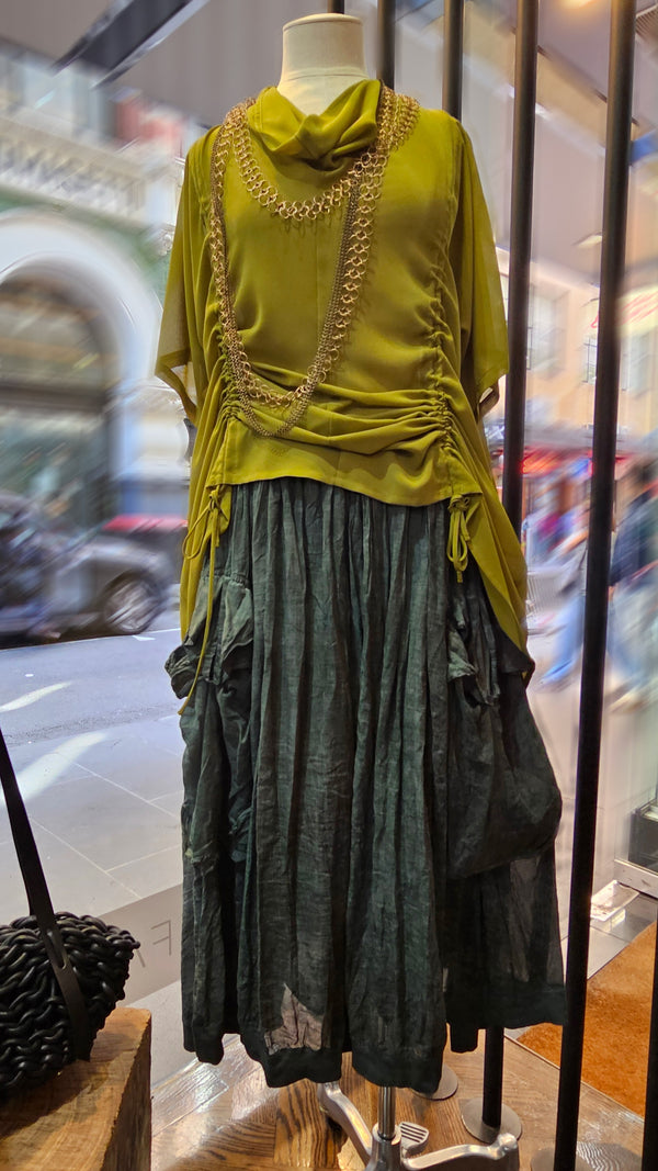 Utility Skirt in  Pine Cloud