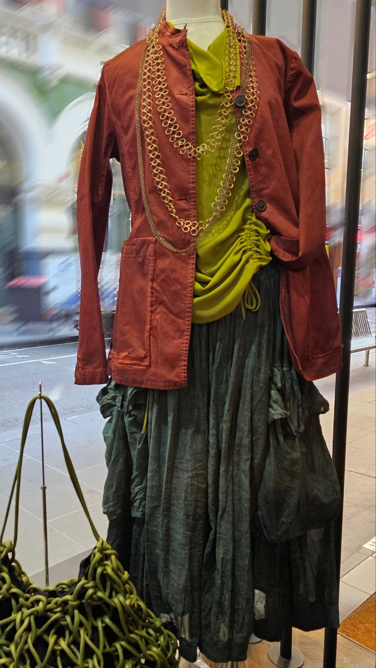 Cornered Jacket in Crab Cloud