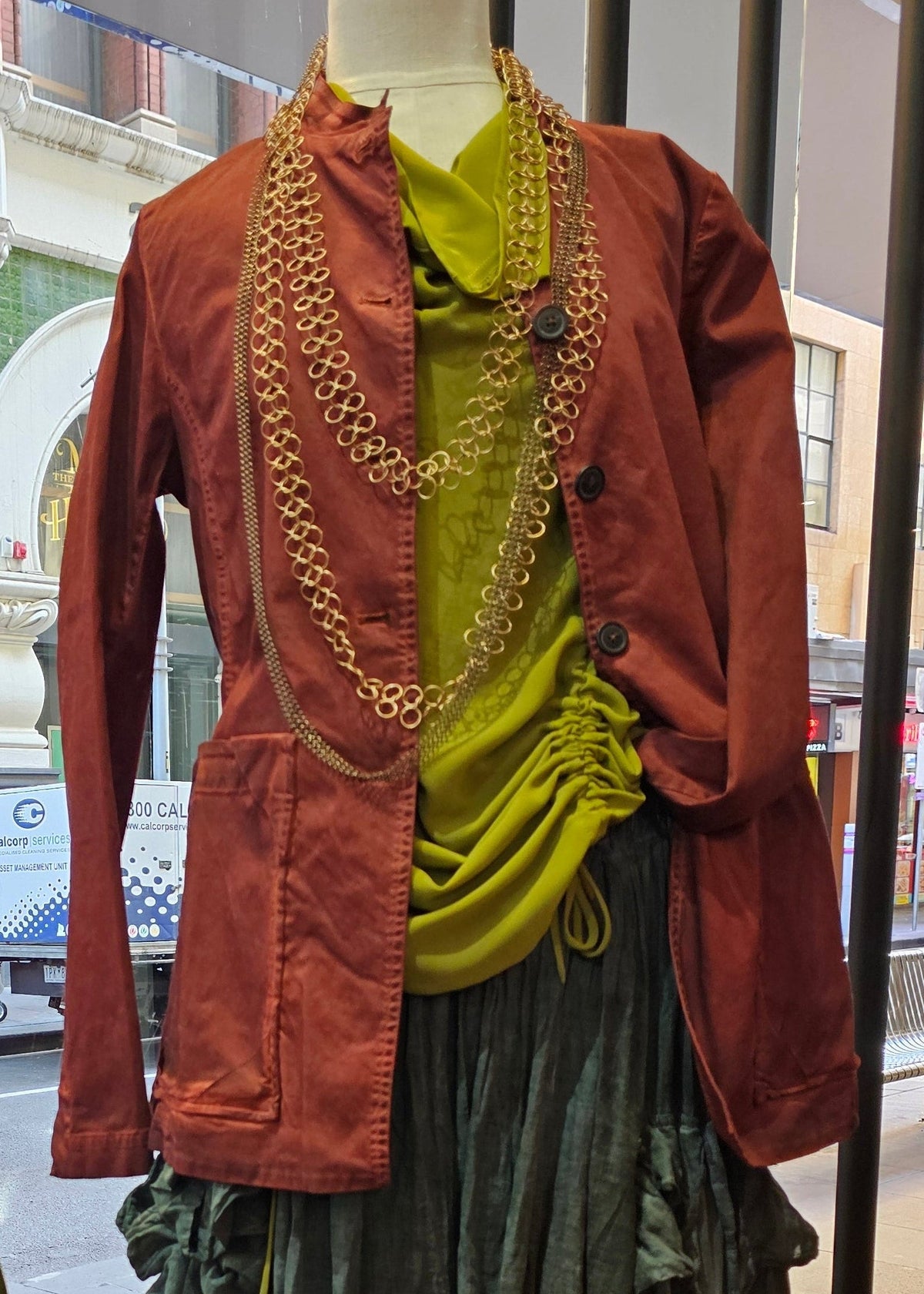 Cornered Jacket in Crab Cloud