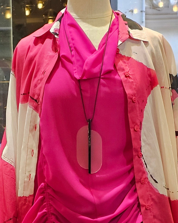 OTTO pendant necklace Satin Crystal