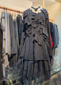 389 0704 Harvest Top in Black