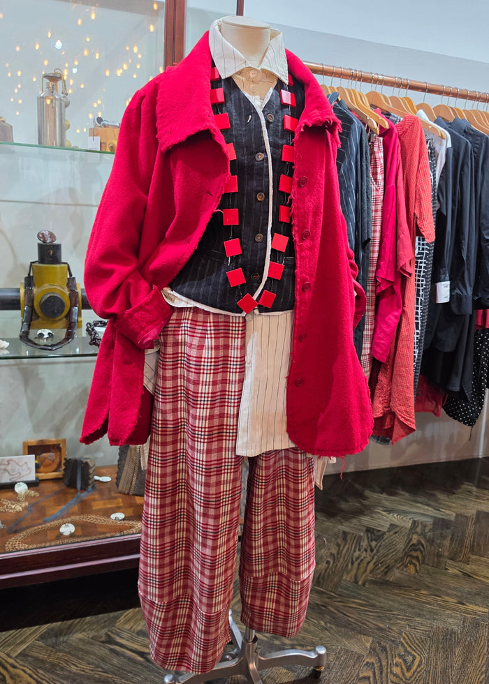 Supernova Red Check Pant