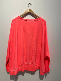 Wide Long Jacket- Coral