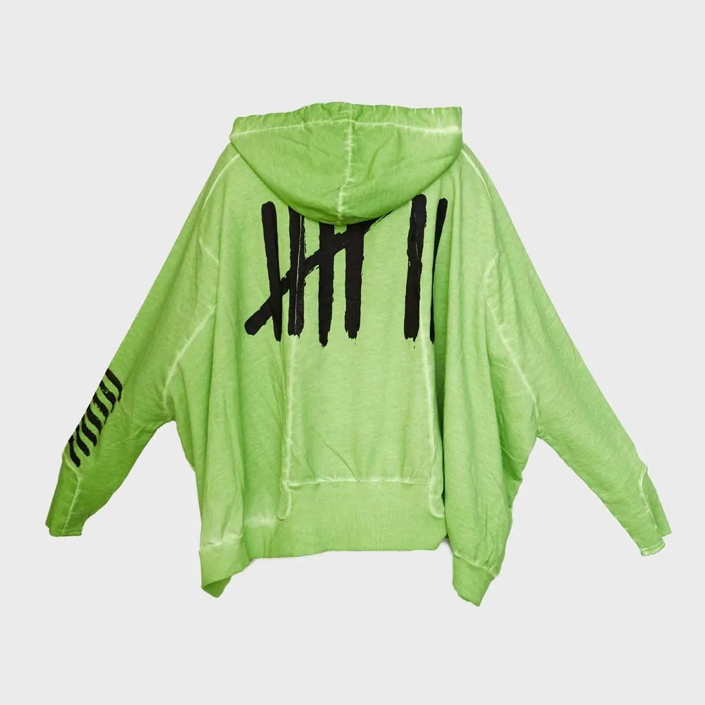 Wide Short Jacket Pistachio Print