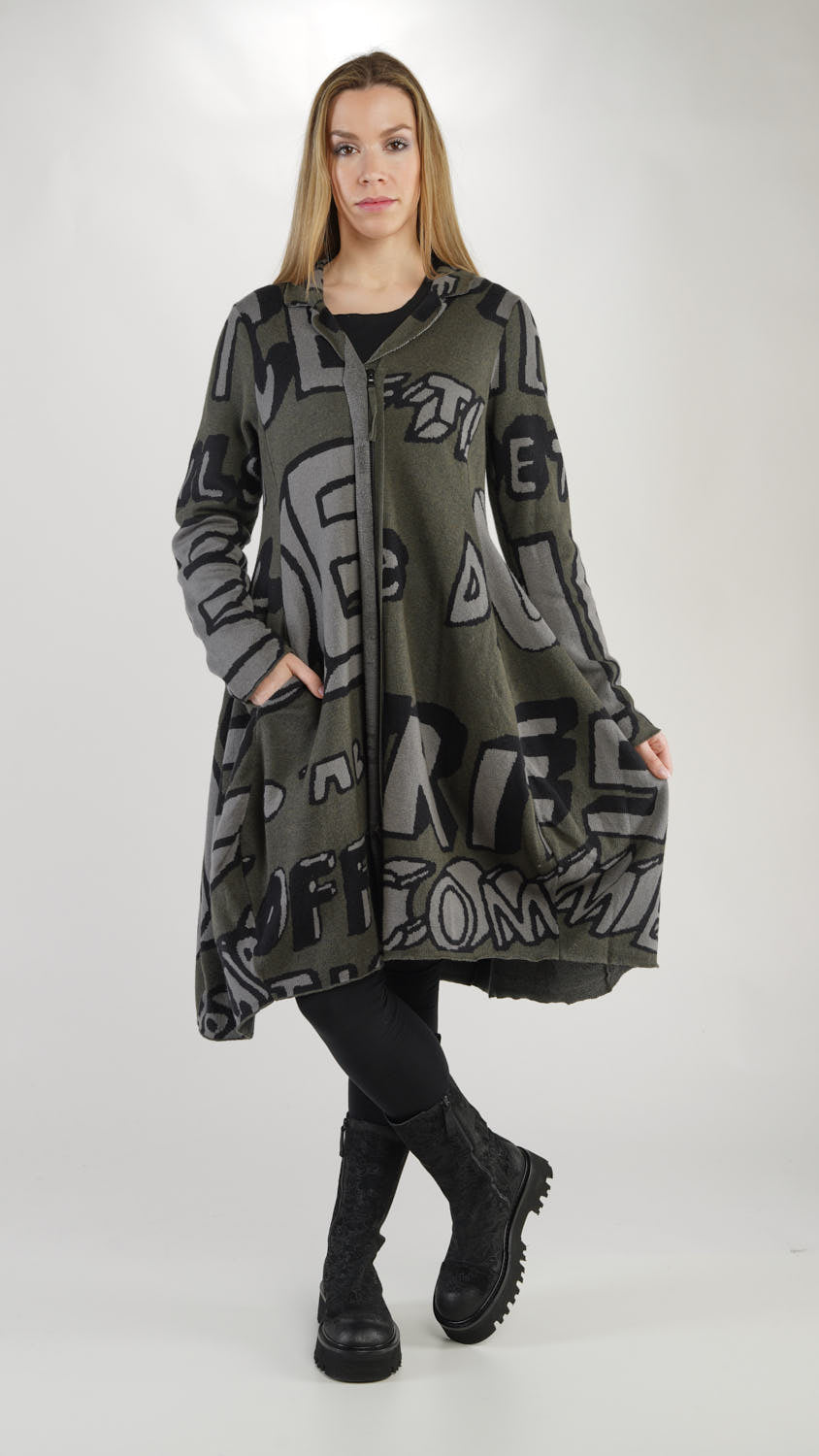 Comic Script Coat