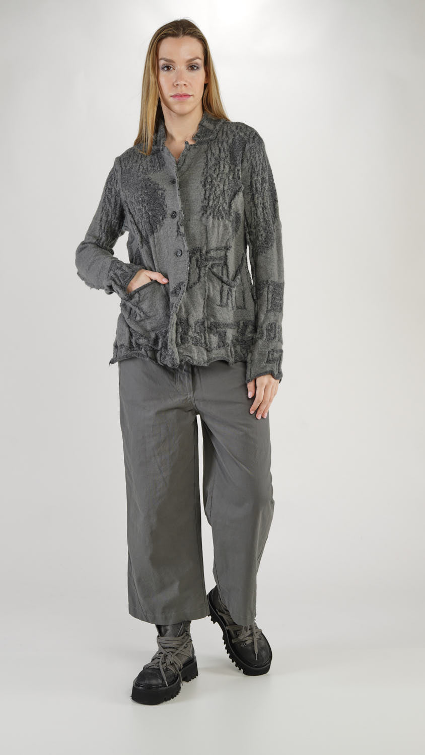 Aviator Jacquard Cardigan