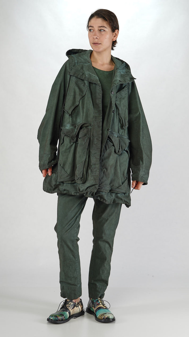 Field Coat in Pine Cloud