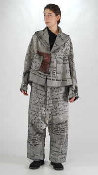 Bond Jacket in Printed Jacquard