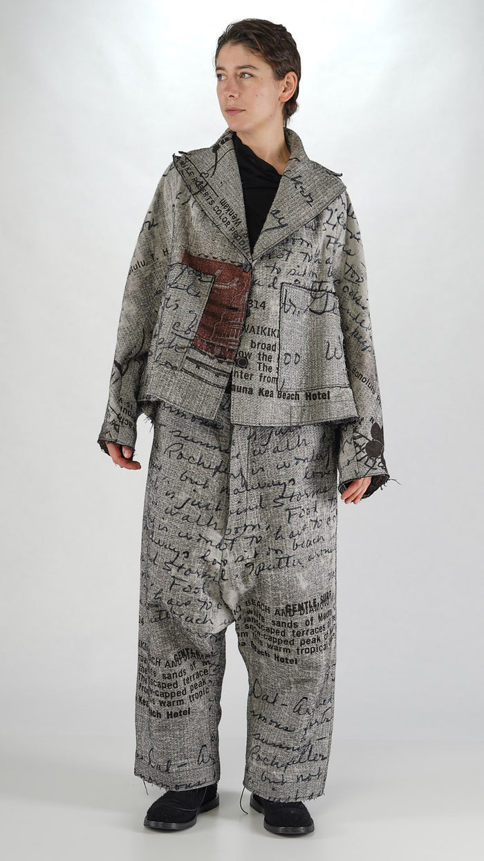 Bond Jacket in Printed Jacquard