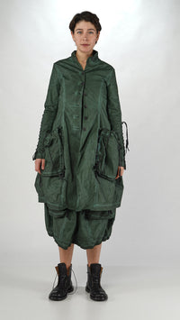 Lacing Jacket in Pine Cloud