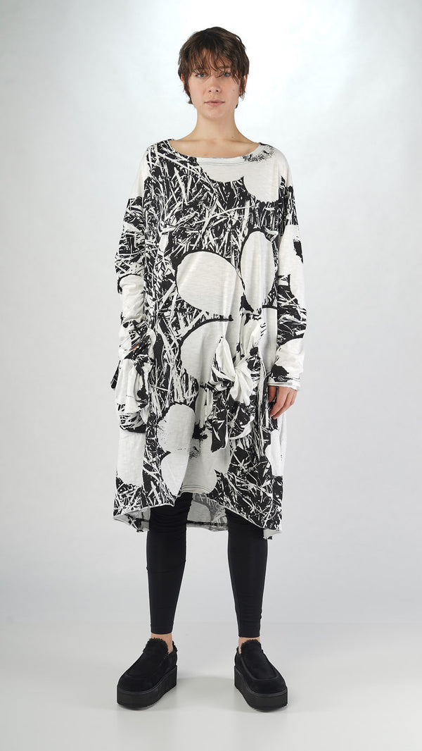 364 0903 Jersey Dress in Threshold Garden Print