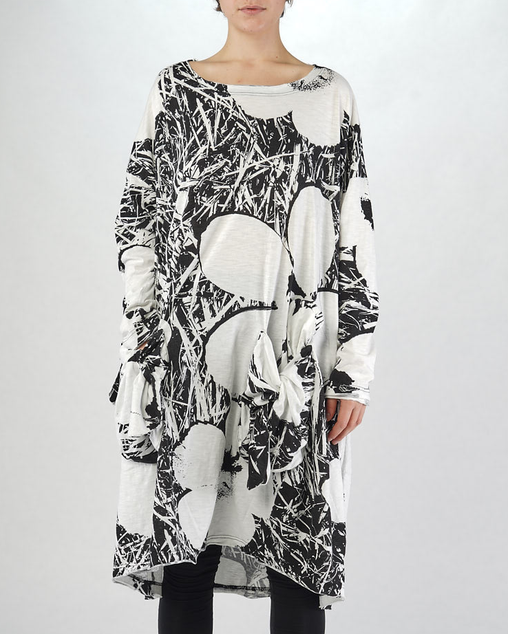 364 0903 Jersey Dress in Threshold Garden Print