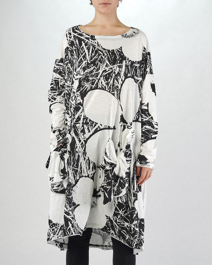 364 0903 Jersey Dress in Threshold Garden Print