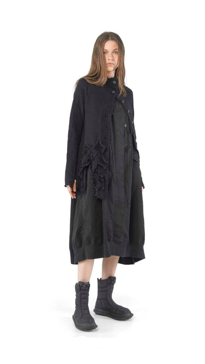 3200903 Cargo Smock Dress in Black