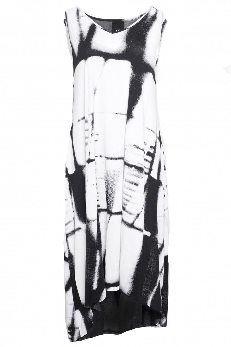 Millie Dress in B&W Print - 231.09.13