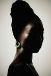 Astra Earclips in Green