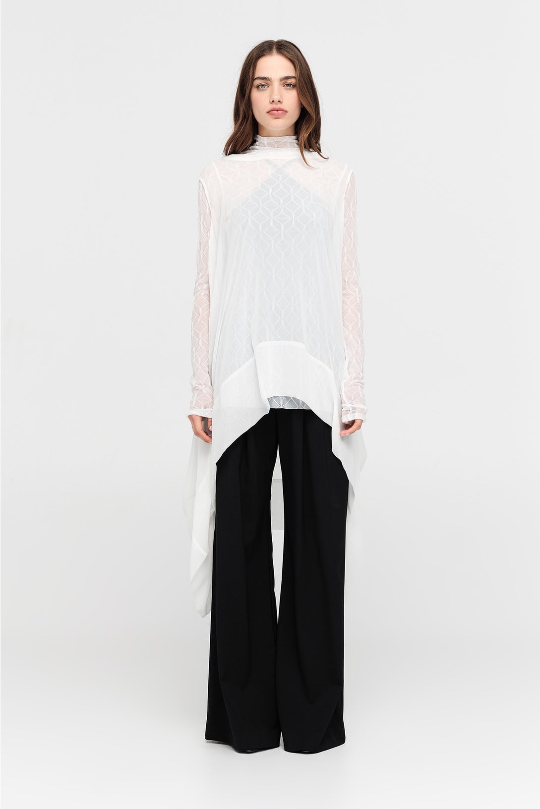 Banded Oblique - Ivory