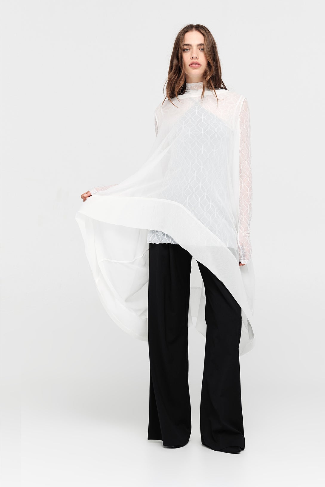 Banded Oblique - Ivory