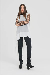 Mesh Contend Tunic Black