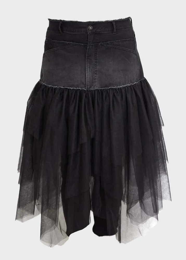 Denim Tutu Black