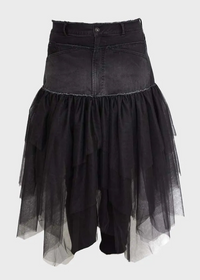 Denim Tutu Black