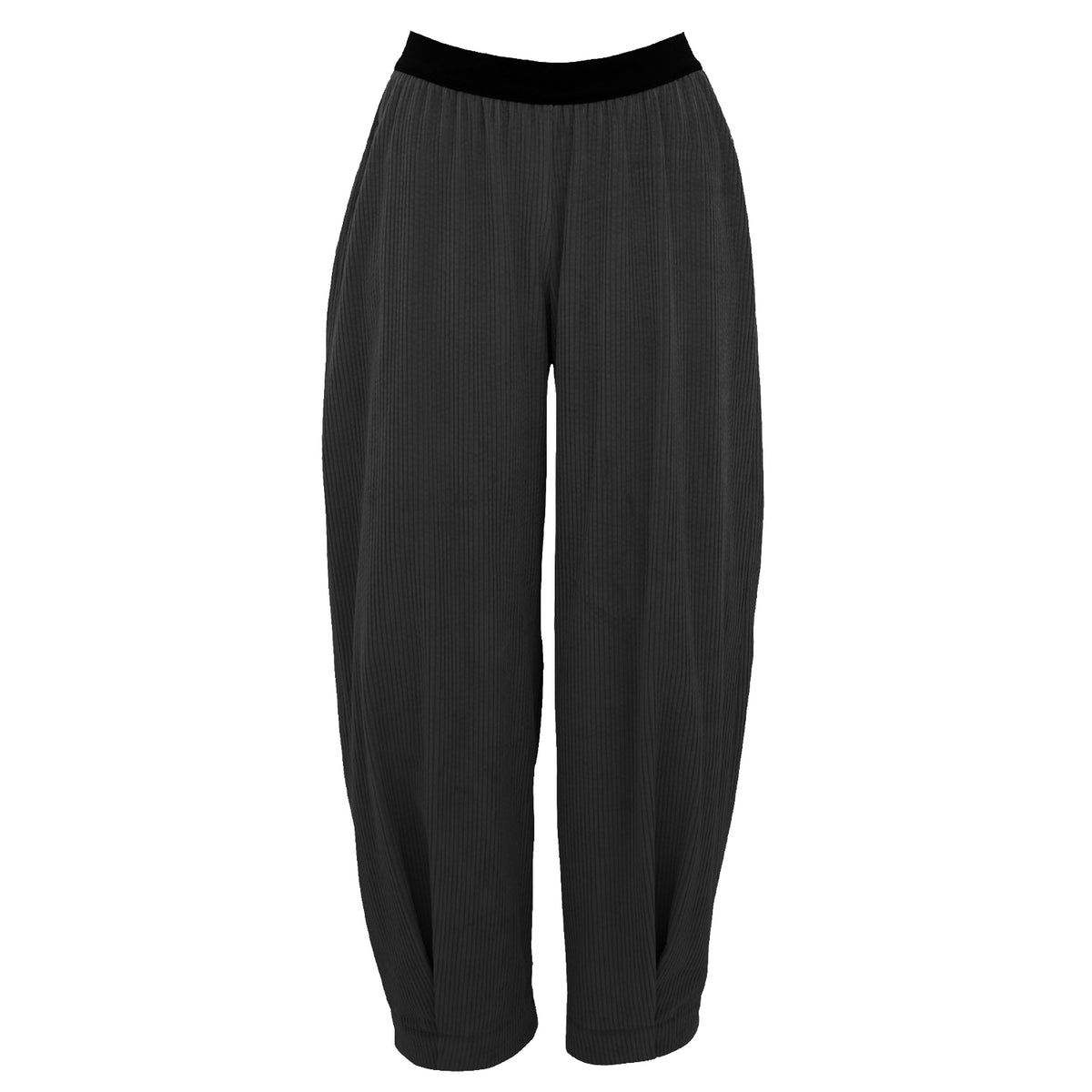 Cappa Black Cord Pant