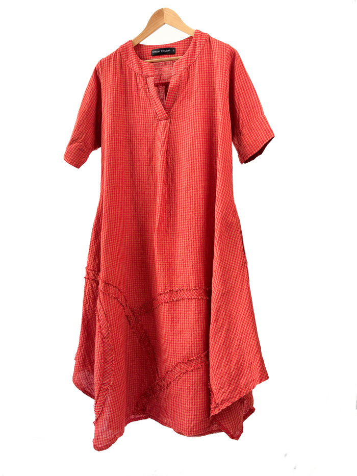 Lucille Orange Cherry Dress
