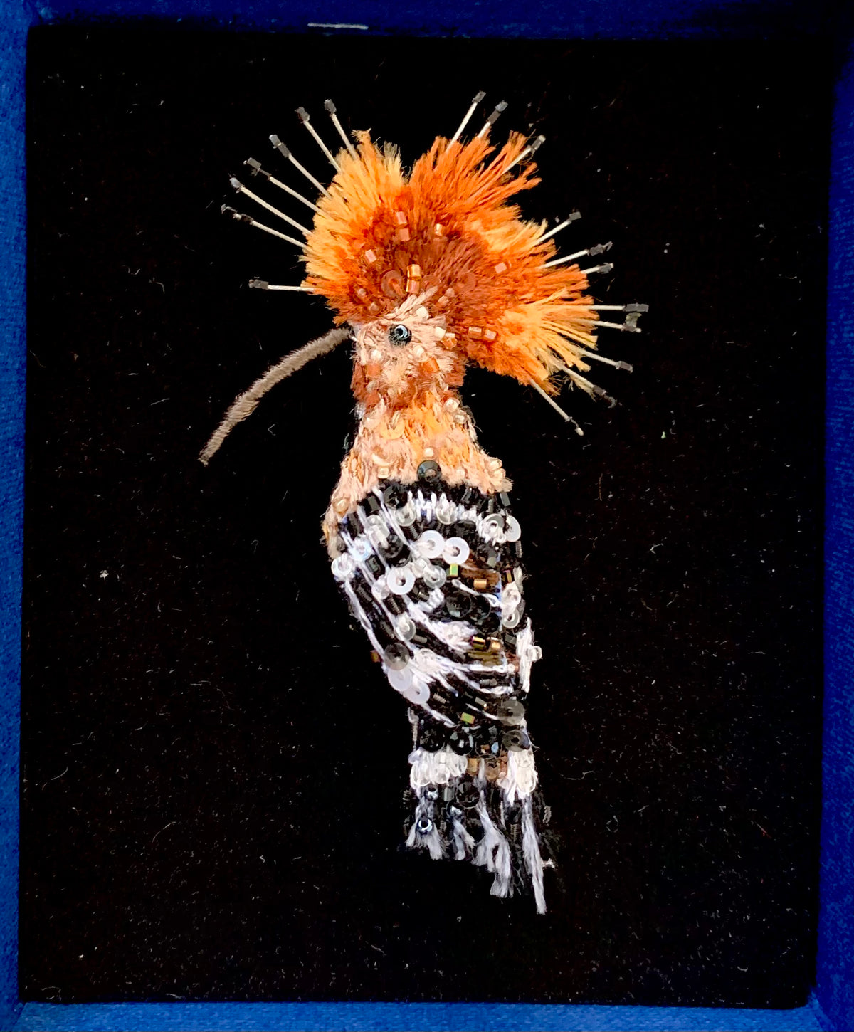 Eurasian Hoopoe Brooch