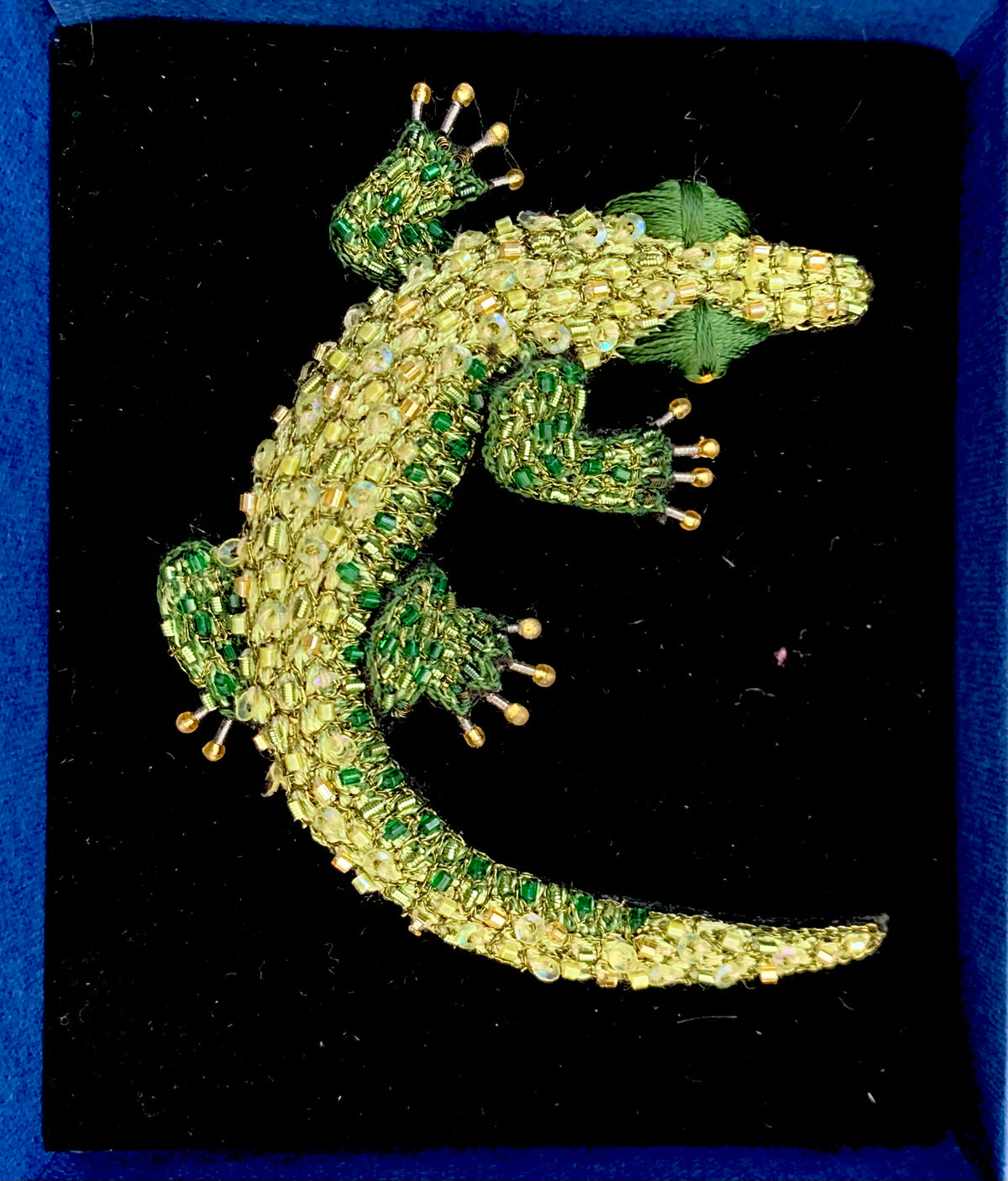 Nile Crocodile Brooch