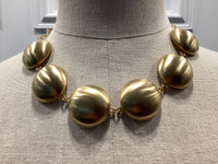 Multi Disc Gold Necklace